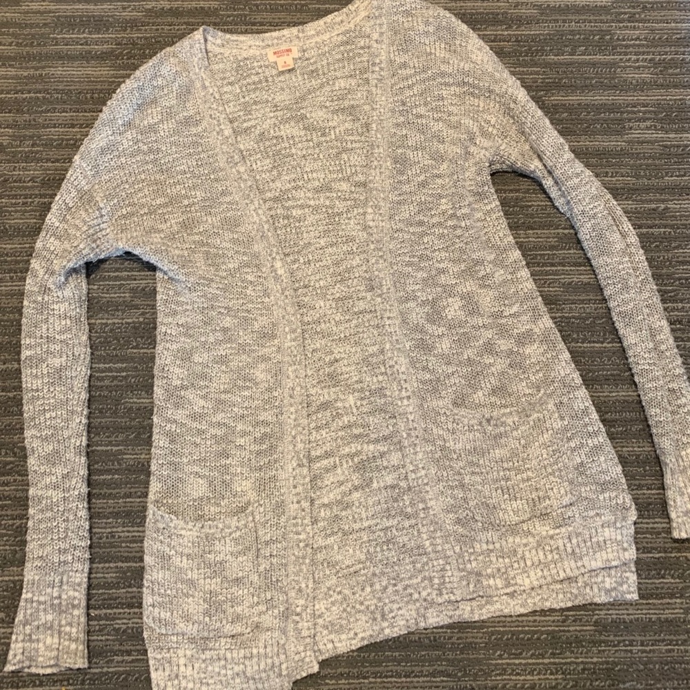Light gray cardigan